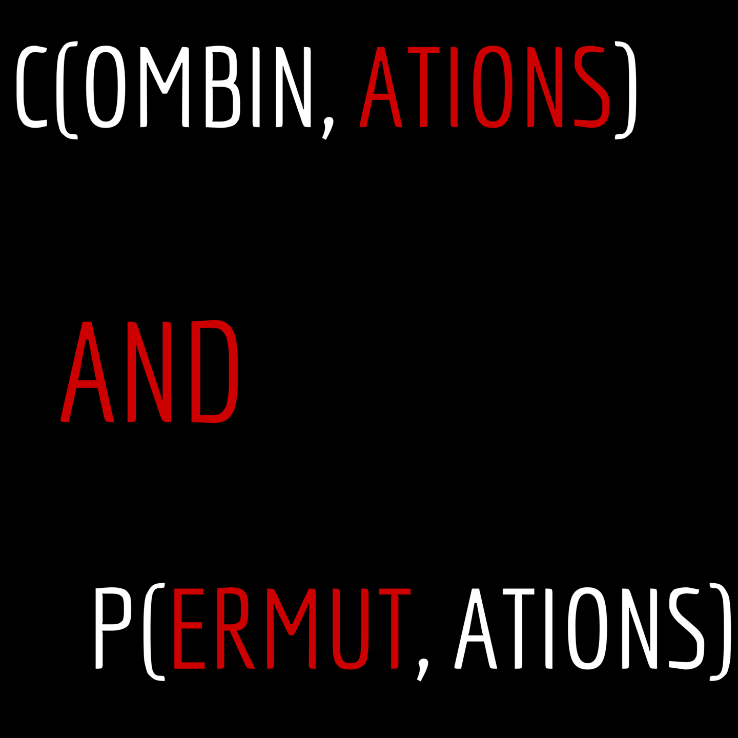 Combinations And Permutations